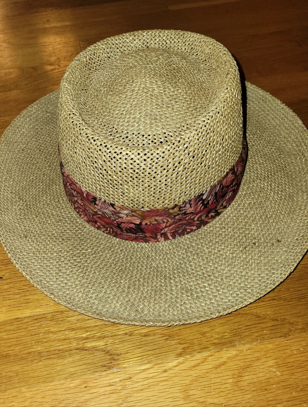 Derby Cap Louisville USA Woven Straw Golf Hat Fedora Wide Brim Adult O/S